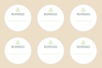 Vorschau: 6er Pack runde Etiketten für Gewürzdosen Vorschau: 6er Pack runde Etiketten für Gewürzdosen