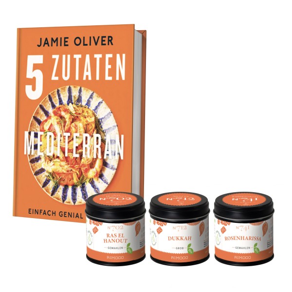 Geschenkset Jamie Oliver 5 Zutaten Mediterran