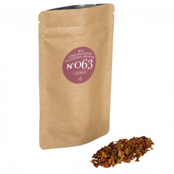 Bio Chiliflocken Jalapeno orange