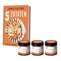 Geschenkset Jamie Oliver 5 Zutaten Mediterran Geschenkset Jamie Oliver 5 Zutaten Mediterran