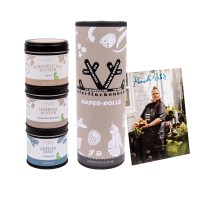 Haferflockenkekse Geschenkrolle von Manuela Wisbeck Haferflockenkekse Geschenkrolle von Manuela Wisbeck