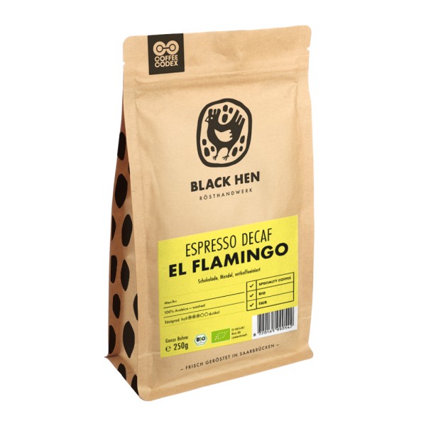 Bio Espresso entkoffeiniert | EL FLAMINGO